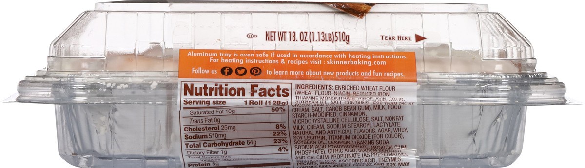 slide 4 of 14, J. Skinner Gourmet Cinnamon Rolls Danish 18 oz, 4 ct; 18 oz