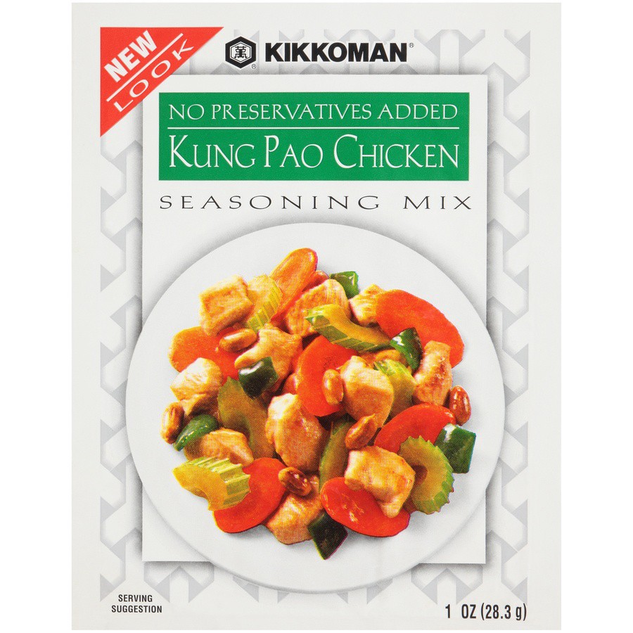 slide 1 of 7, Kikkoman Kung Pao Chicken Seasoning Mix, 1 oz