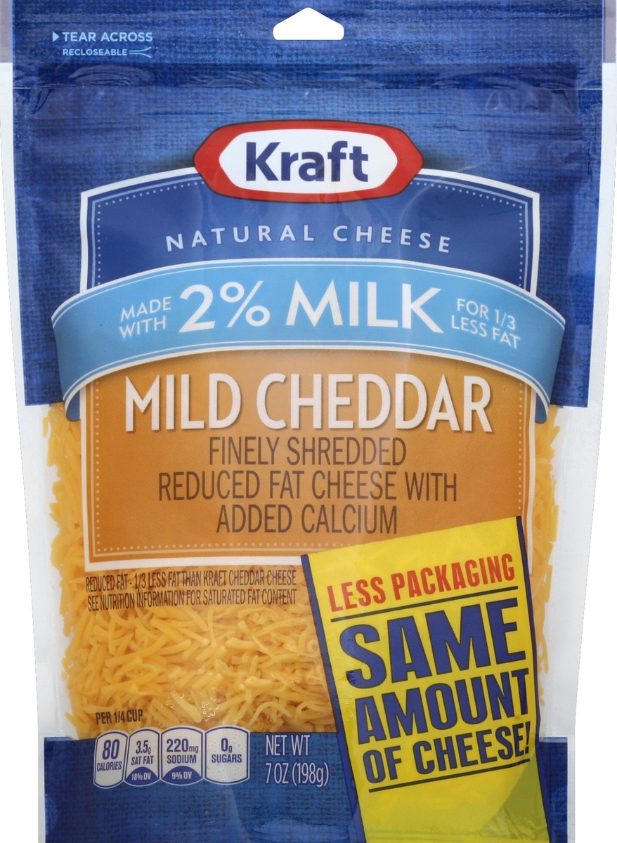 slide 2 of 2, Kraft Finely Shredded Cheese 7 oz, 7 oz