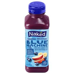 Naked No Sugar Added, Non GMO Blue Machine Fruit Juice, 15.2 Fl Oz, Bottle