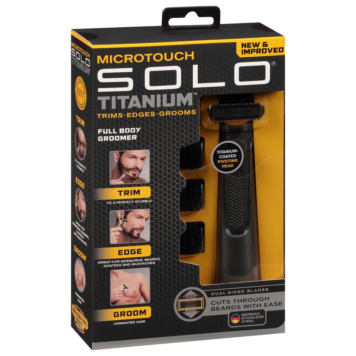 slide 5 of 9, Microtouch Solo Titanium Groomer, 1 ct