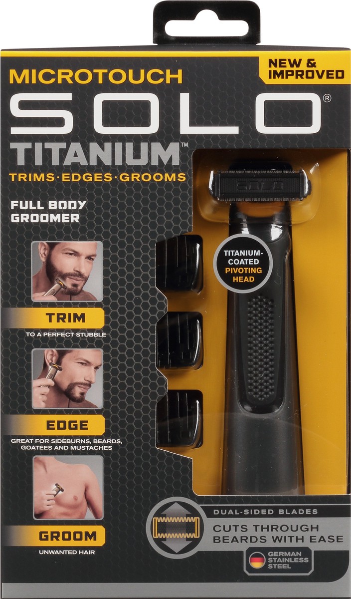 slide 7 of 9, Microtouch Solo Titanium Groomer, 1 ct