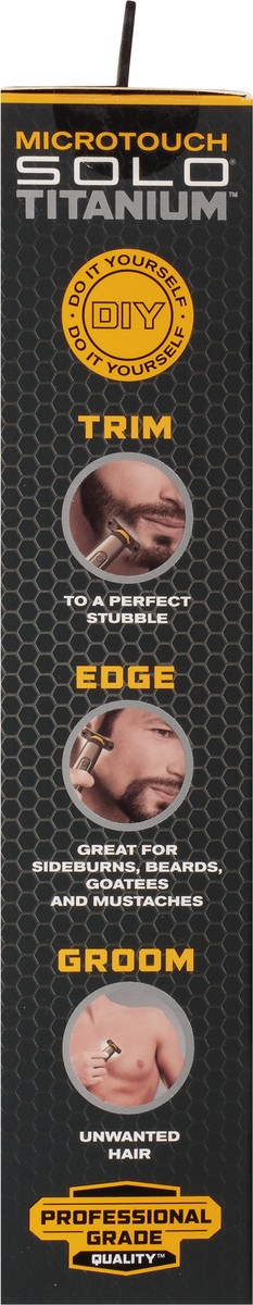 slide 2 of 9, Microtouch Solo Titanium Groomer, 1 ct