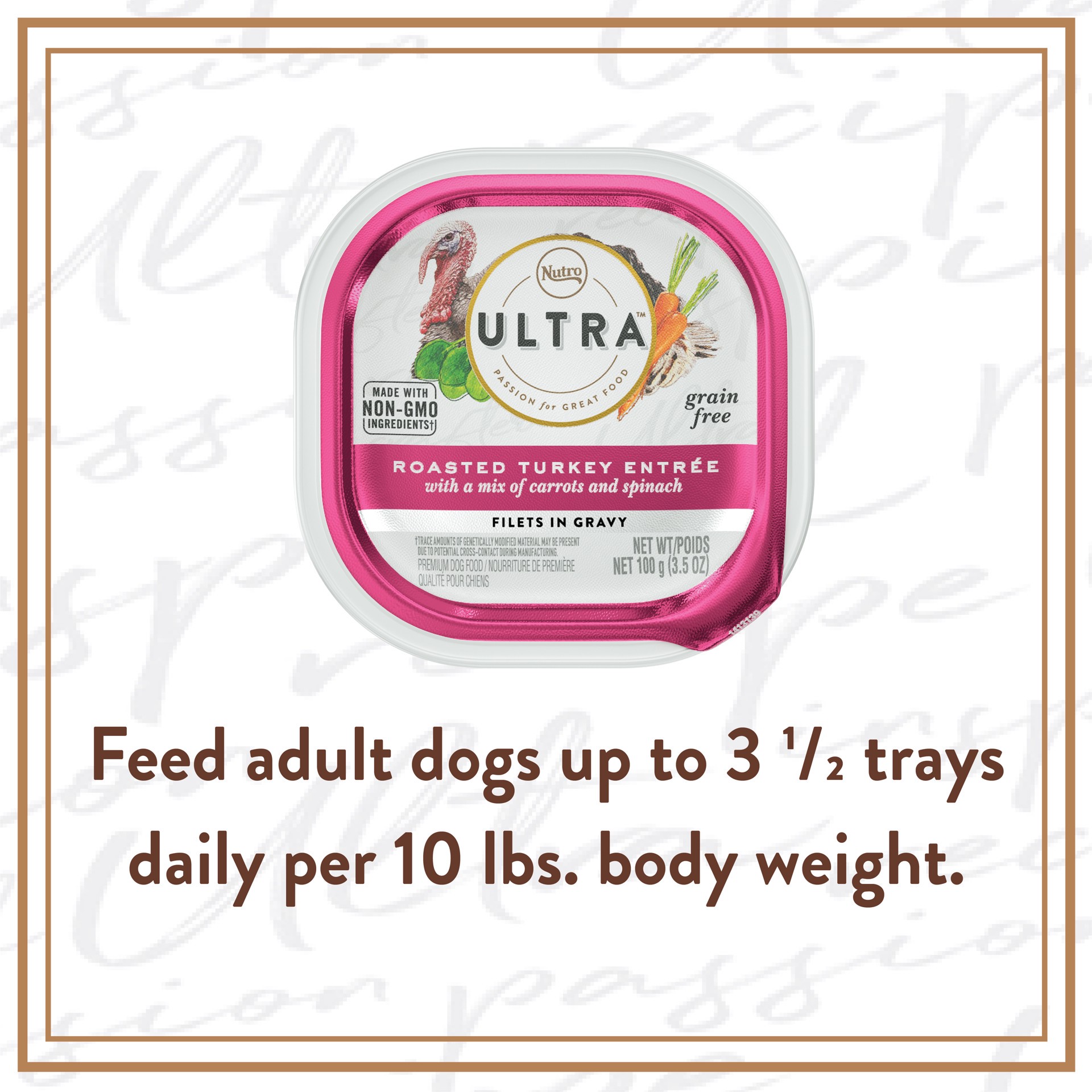 slide 4 of 4, Nutro Ultra Roasted Turkey Entree Filets in Gravy Premium Dog Food, 3.5 Oz