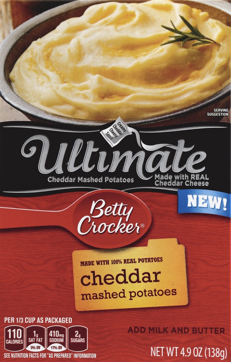 slide 5 of 6, Betty Crocker Ultimate Cheddar Potatoes, 4.9 oz
