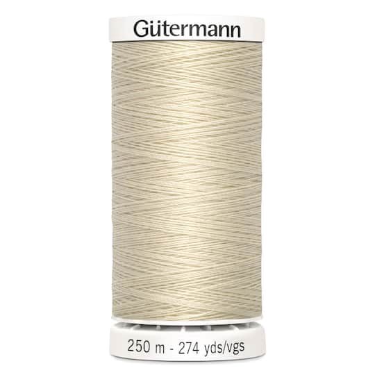 slide 1 of 2, 30 Bone 274 yd Gutermann 274yd. Sew-All Thread, 274 yd