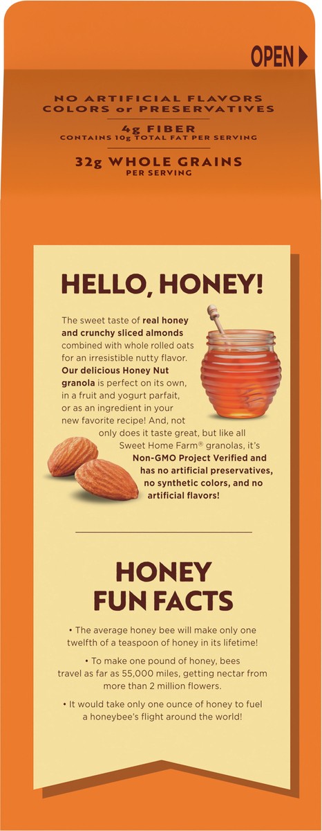 slide 5 of 9, Sweet Home Farm Honey Nut Granola with Almonds 24 oz, 24 oz