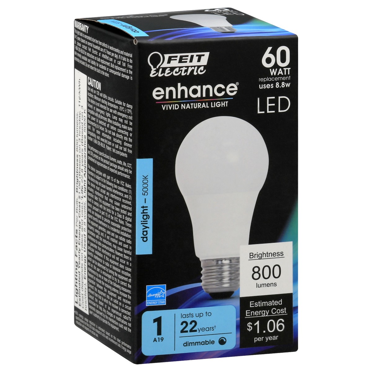 slide 2 of 11, Feit Electric Light Bulbs 1 ea, 1 ct