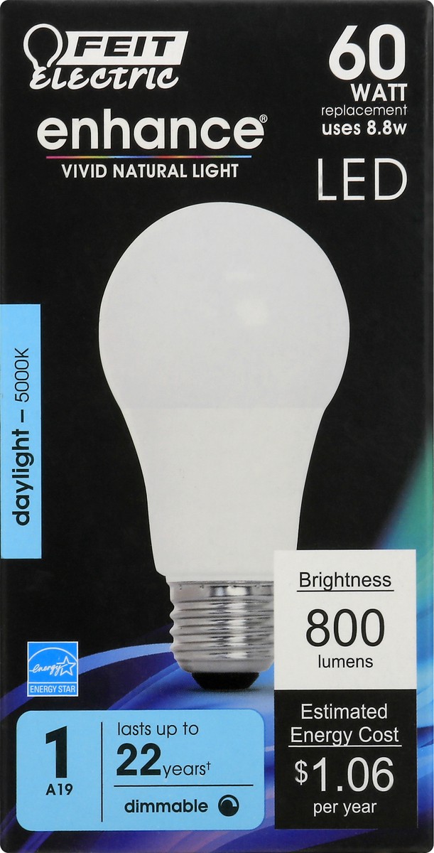 slide 10 of 11, Feit Electric Light Bulbs 1 ea, 1 ct