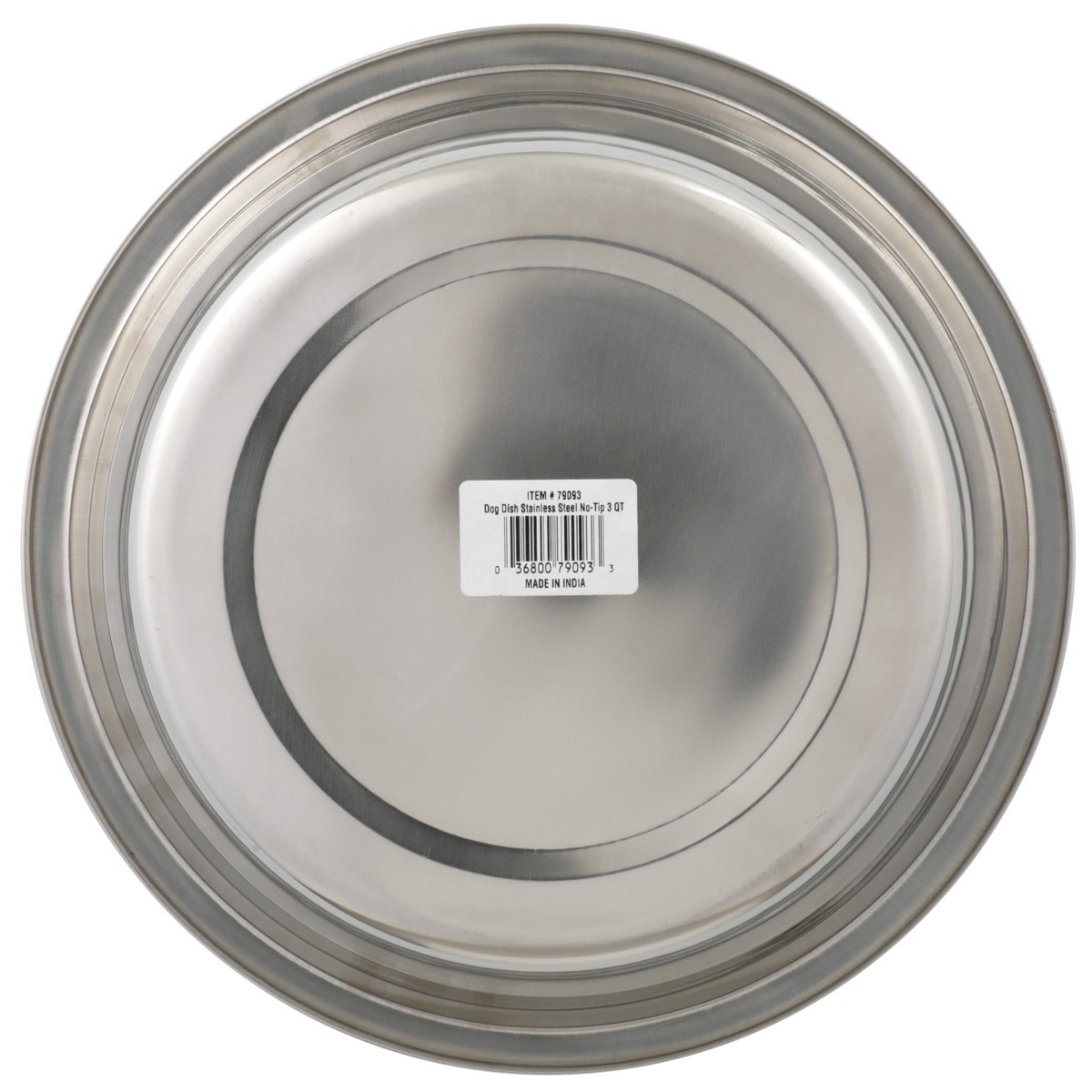 slide 3 of 11, Paws Happy Life No-Tip Stainless Steel Dog Dish, 3 qt