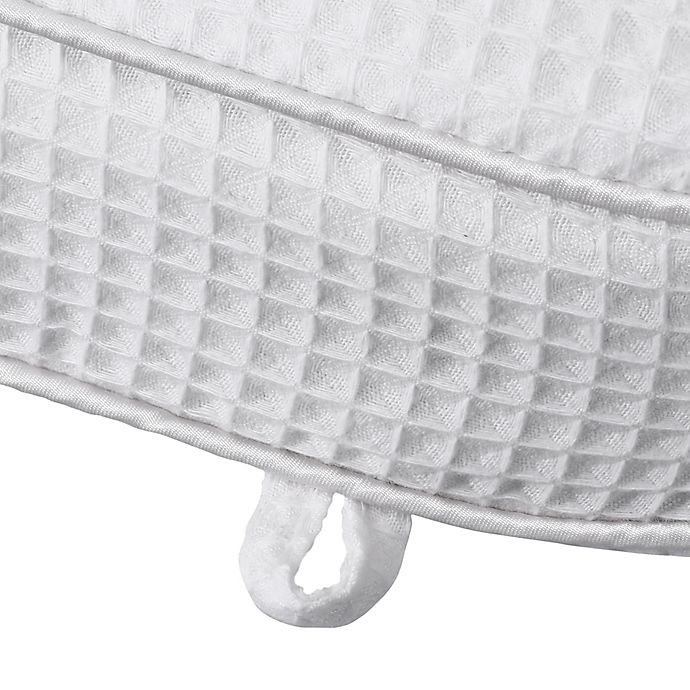 slide 4 of 9, Haven Reversible Memory Foam Bath Pillow - White, 1 ct