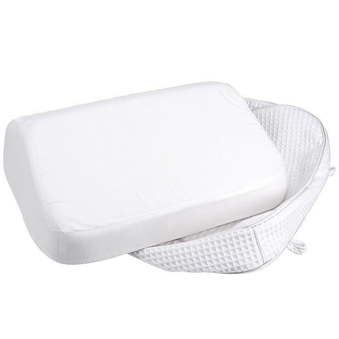 slide 7 of 9, Haven Reversible Memory Foam Bath Pillow - White, 1 ct