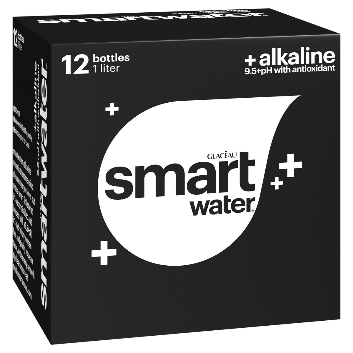 slide 12 of 12, Glaceau Smartwater Alkaline With Antioxidant Bottles, 33.8 fl oz, 12 Pack, 24 ct; 16.9 fl oz