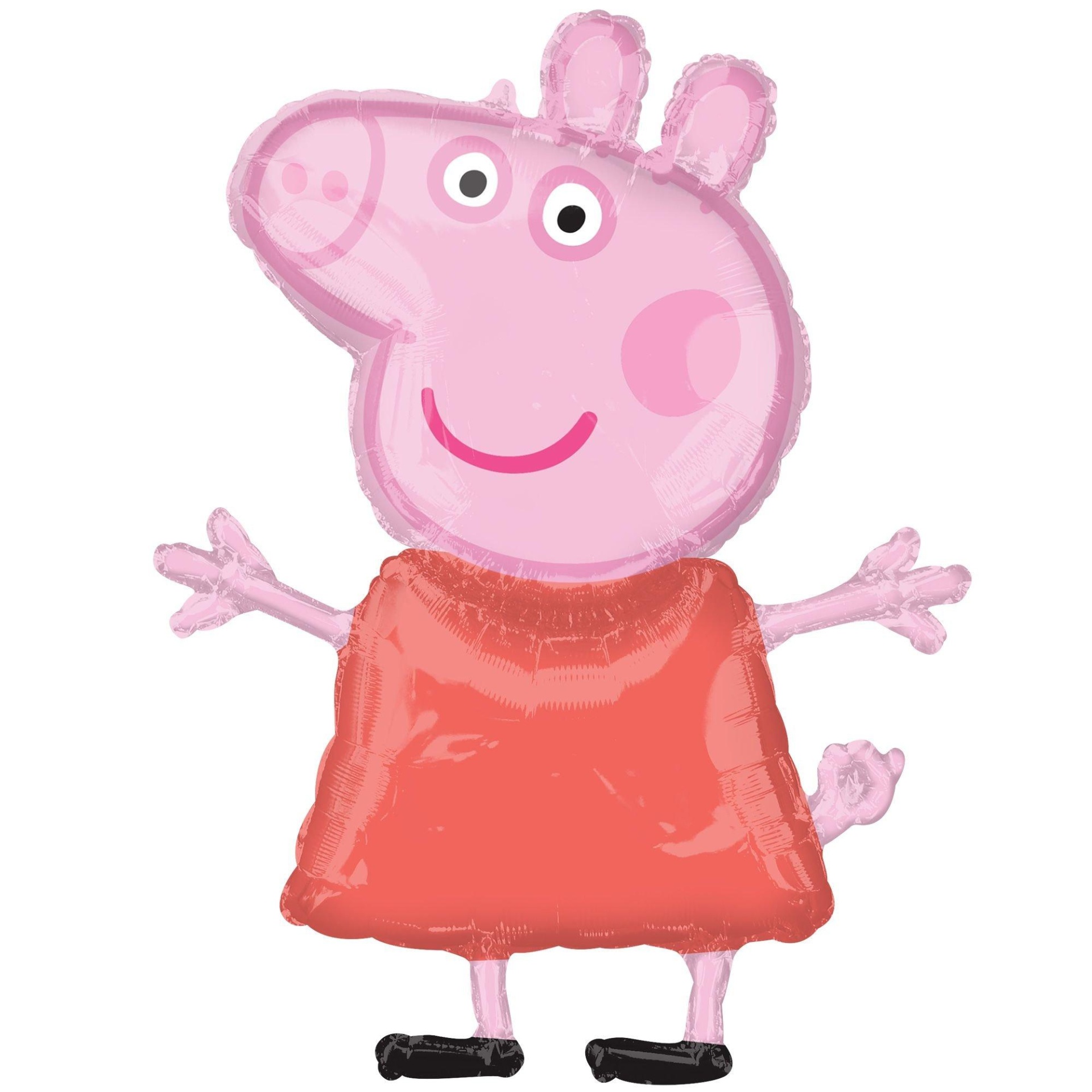slide 1 of 1, Balloon Peppa Pig, 1 ct
