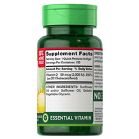 slide 8 of 13, Nature's Truth Vitamin D3 150 ea, 150 ct