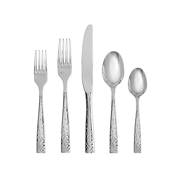 slide 1 of 4, Fortessa Rain Flatware Set, 20 ct