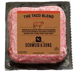 Schweid & Sons® Taco Blend 80/20 Ground Beef
