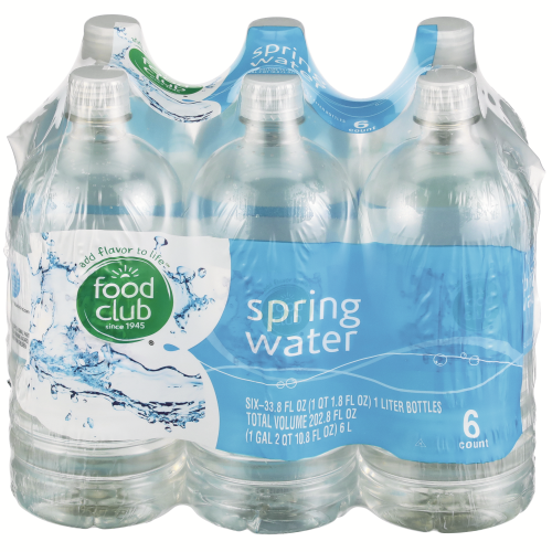 slide 1 of 1, Food Club Spring Water - 202.8 oz, 202.8 oz