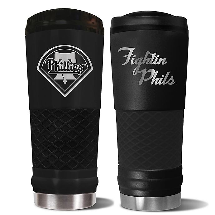 slide 1 of 1, MLB Philadelphia Phillies Powder Coated Stealth Draft Tumbler, 24 oz