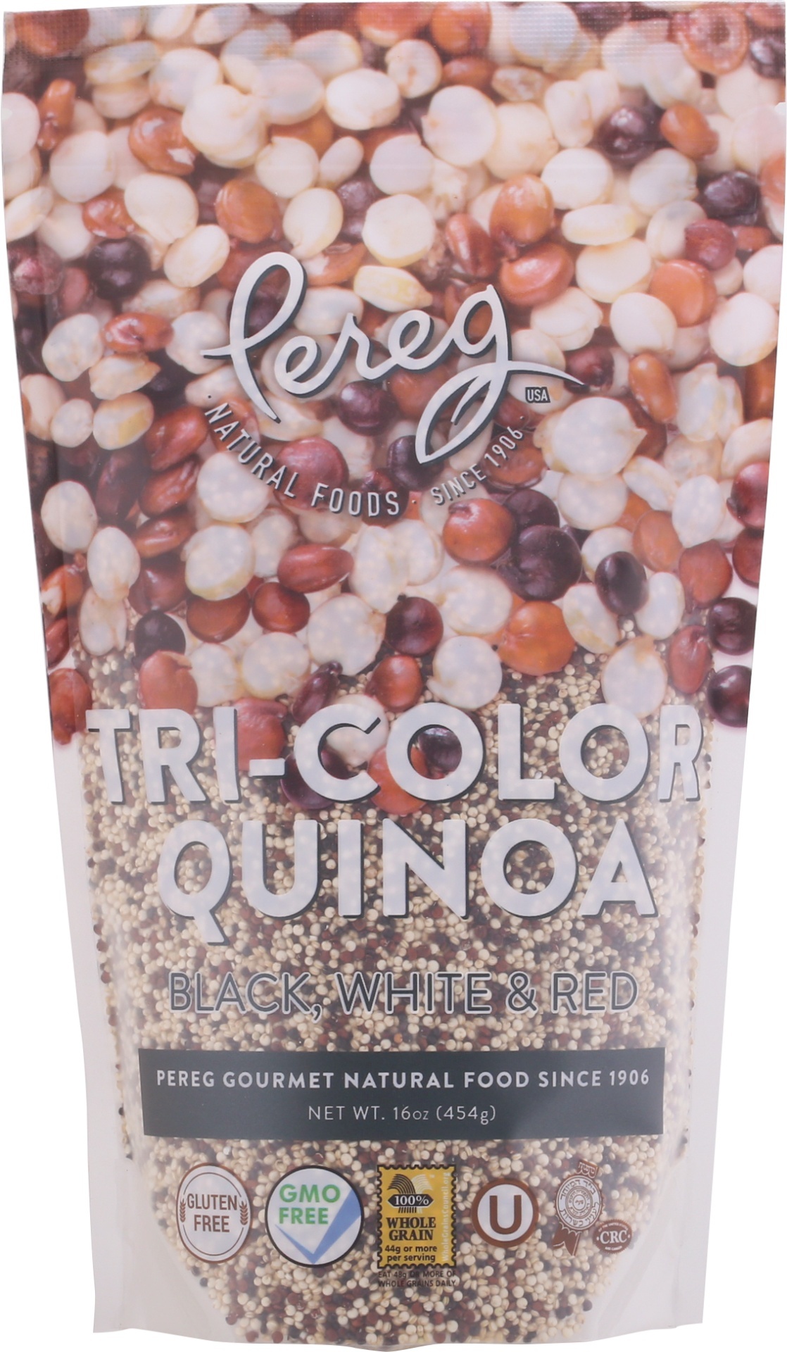 slide 1 of 1, Pereg Tri-Color Quinoa 16 oz, 