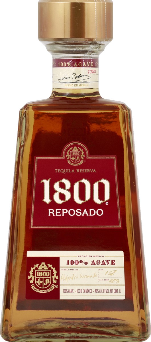 slide 1 of 6, 1800 Tequila Reserva 1 lt, 1 l
