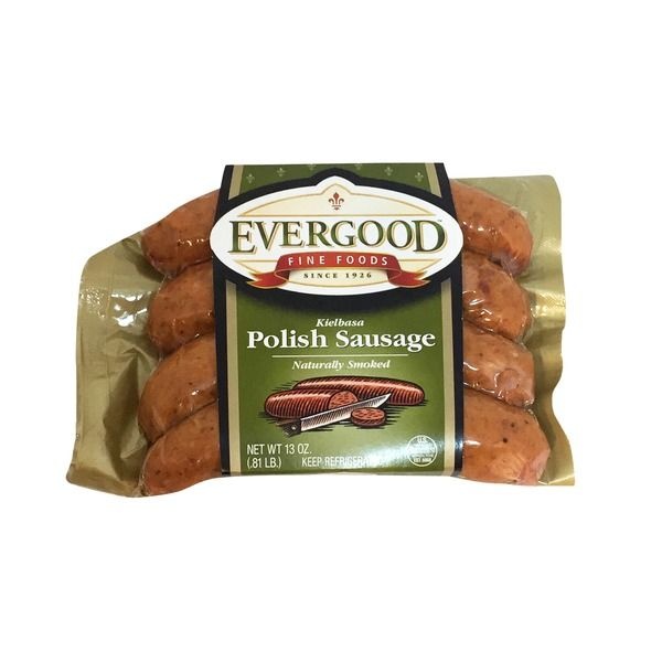 slide 1 of 1, Evergood Polish Sausage, 13 oz