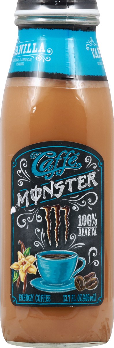 slide 4 of 4, Monster Energy Caffe Vanilla Energy Coffee, 13.7 fl oz