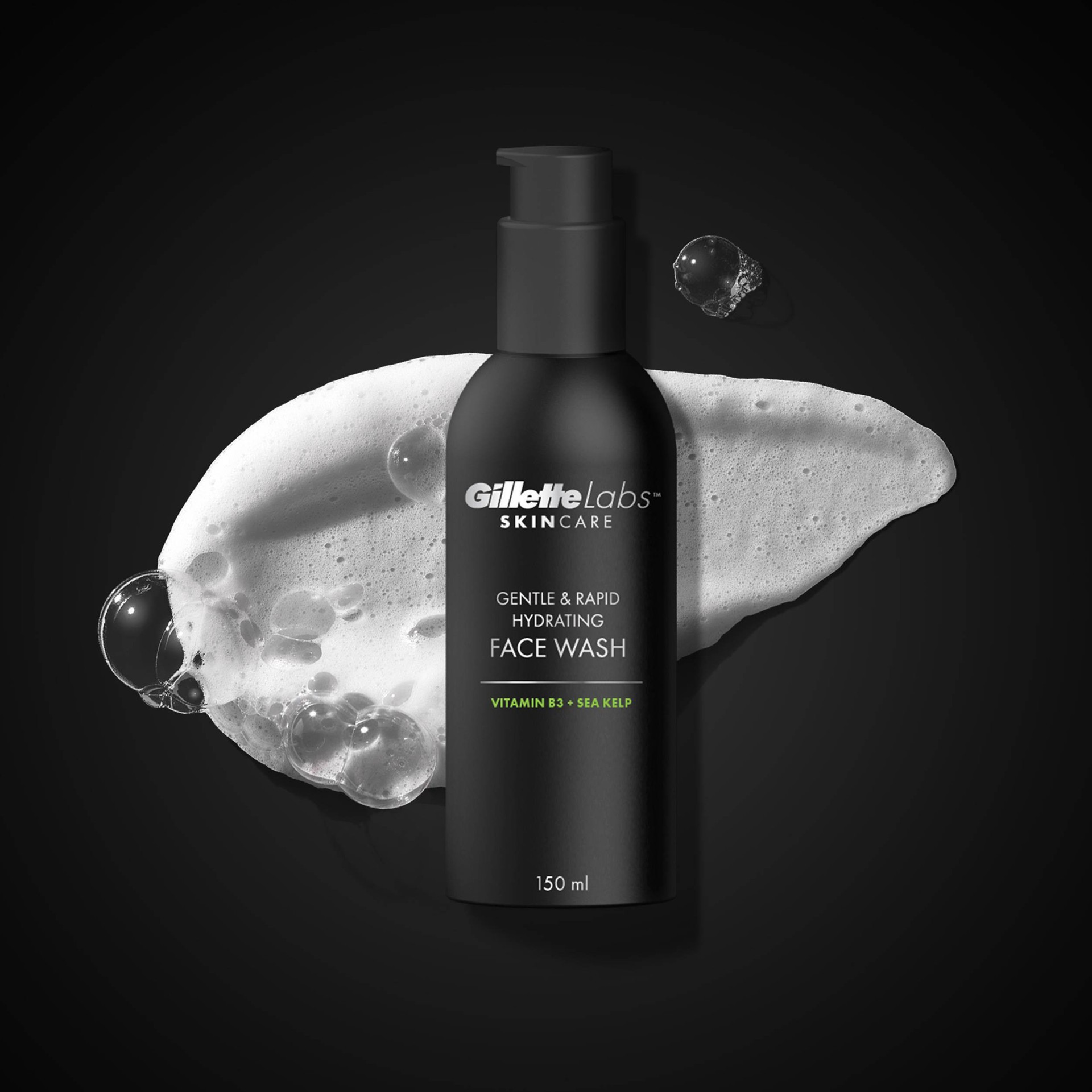 slide 3 of 6, Gillette Gentle and Rapid Hydrating Face Wash for Men, 5oz, 5 fl oz