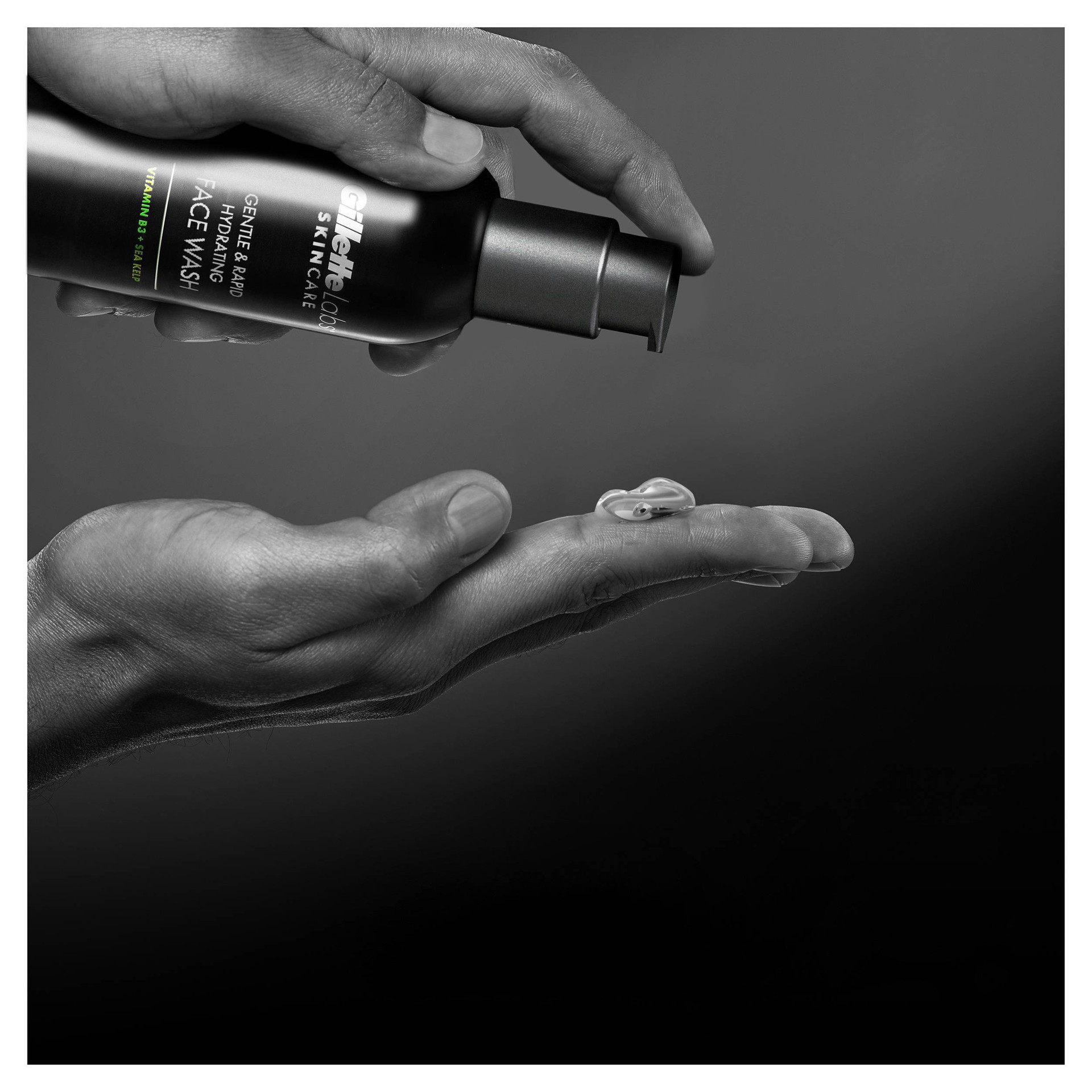 slide 6 of 6, Gillette Gentle and Rapid Hydrating Face Wash for Men, 5oz, 5 fl oz