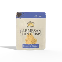 Joyfull Bakery Cracked Pepper Parmesan Thin Crisps