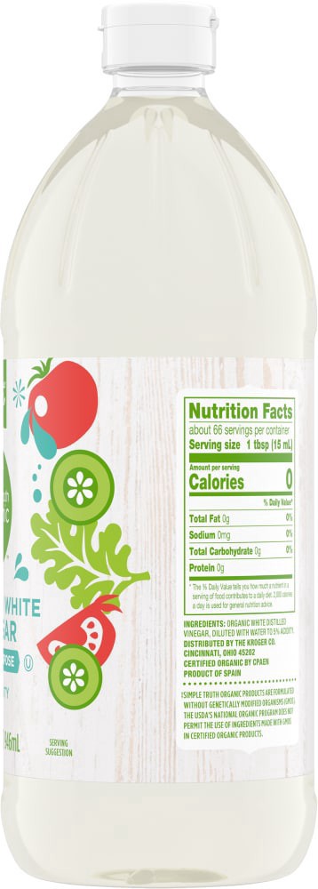 slide 2 of 4, Simple Truth Organic Distilled White Vinegar, 32 fl oz