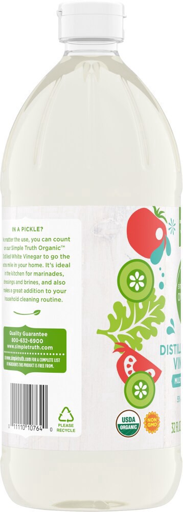 slide 4 of 4, Simple Truth Organic Distilled White Vinegar, 32 fl oz
