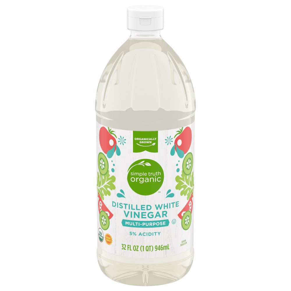 slide 1 of 4, Simple Truth Organic Distilled White Vinegar, 32 fl oz