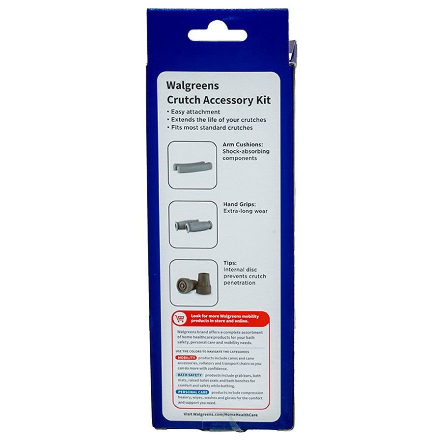 slide 4 of 5, Walgreens Crutch Accessory Kit, 1 ct
