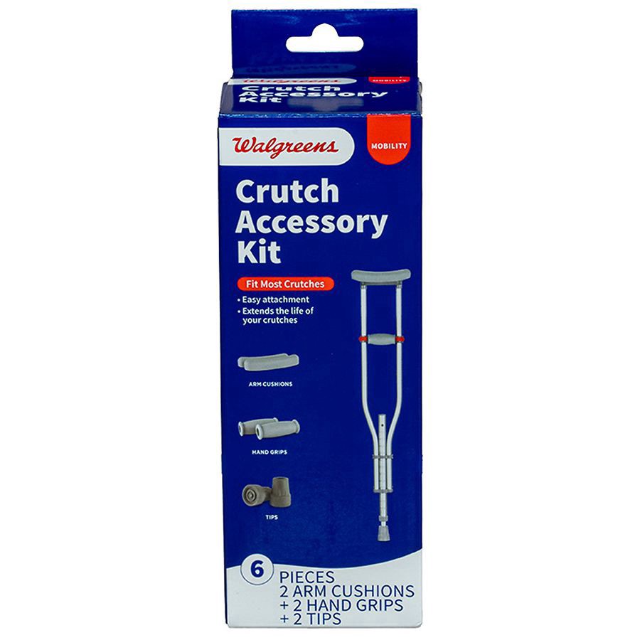 slide 2 of 5, Walgreens Crutch Accessory Kit, 1 ct