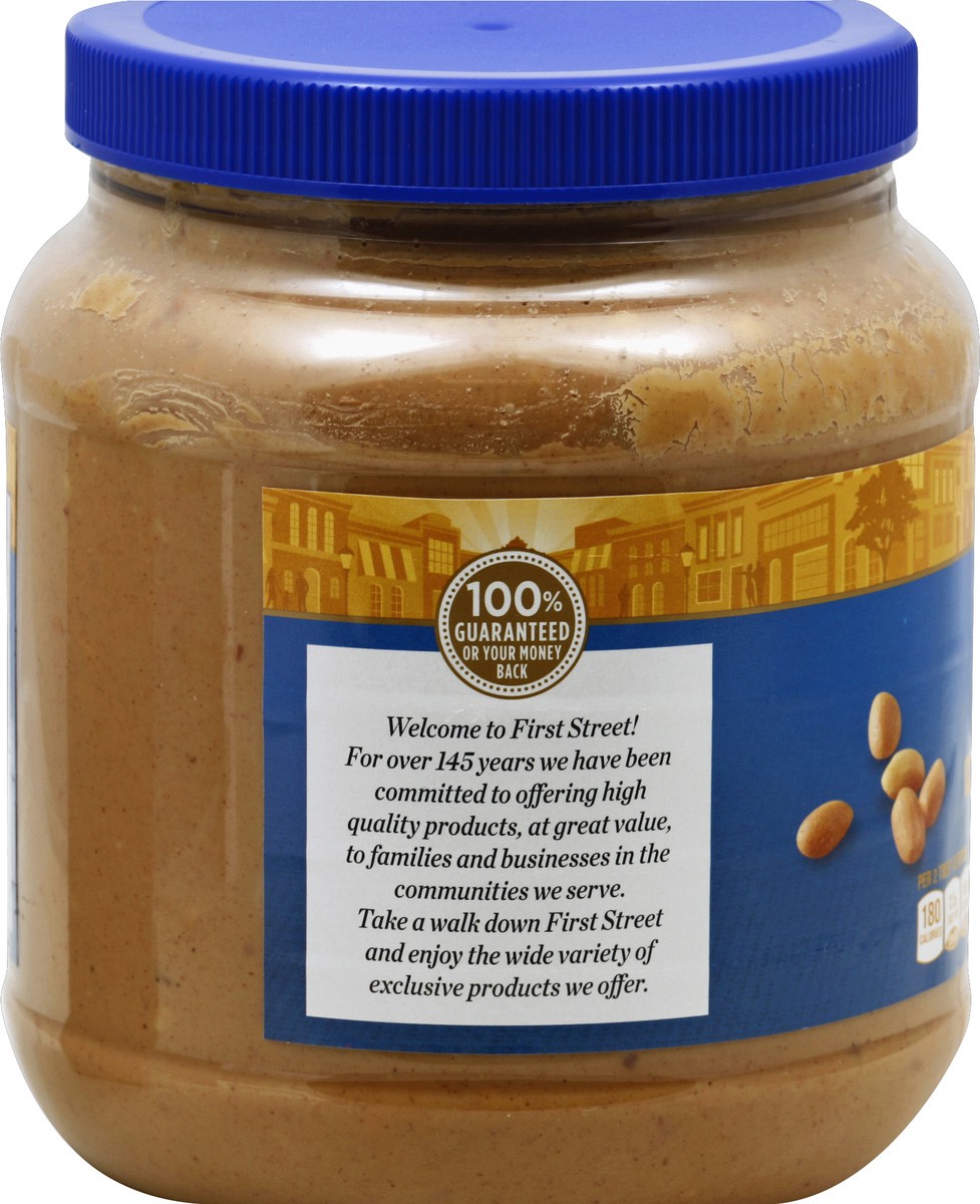 slide 4 of 6, First Street Chunky Peanut Butter, 64 oz