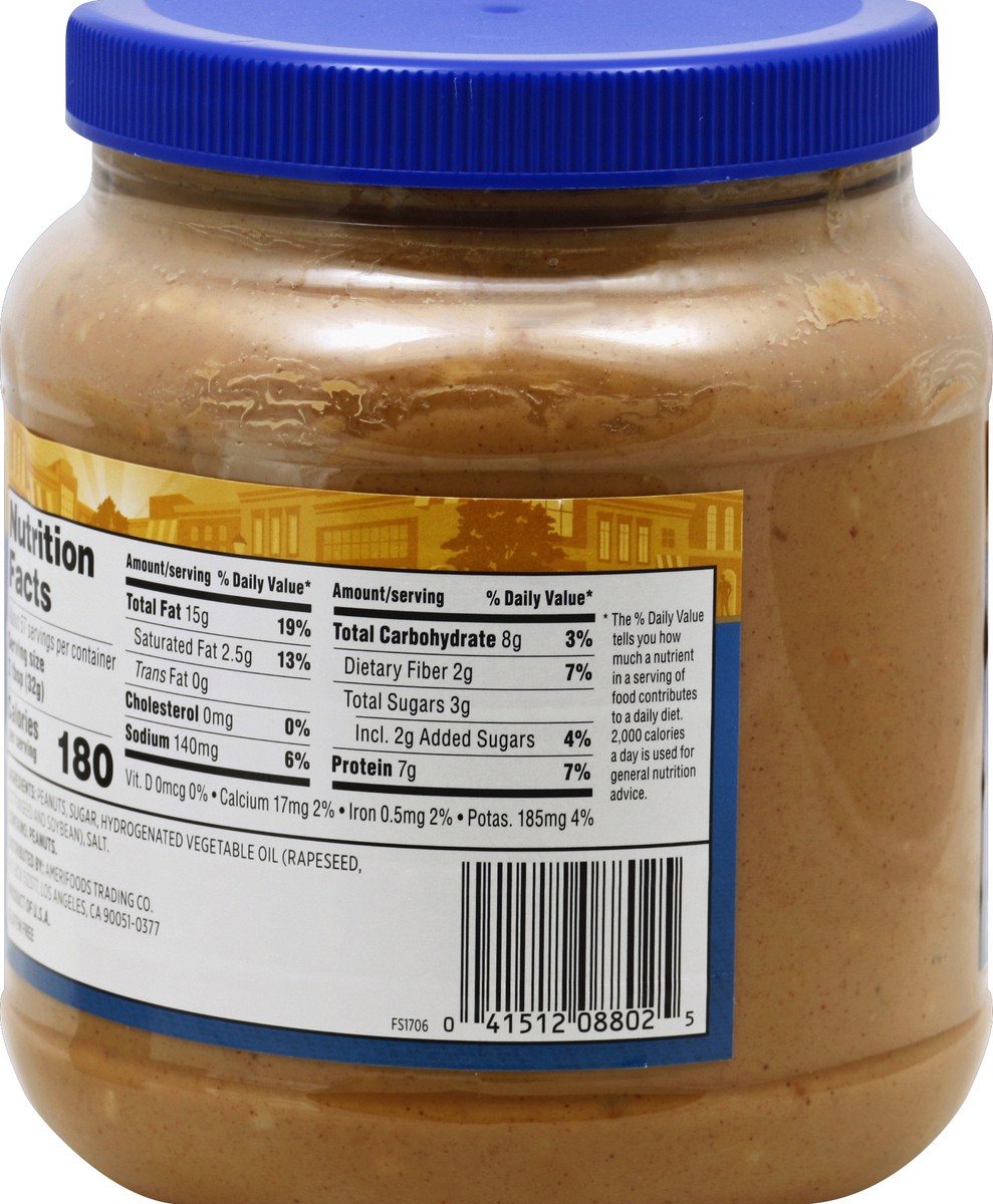 slide 2 of 6, First Street Chunky Peanut Butter, 64 oz
