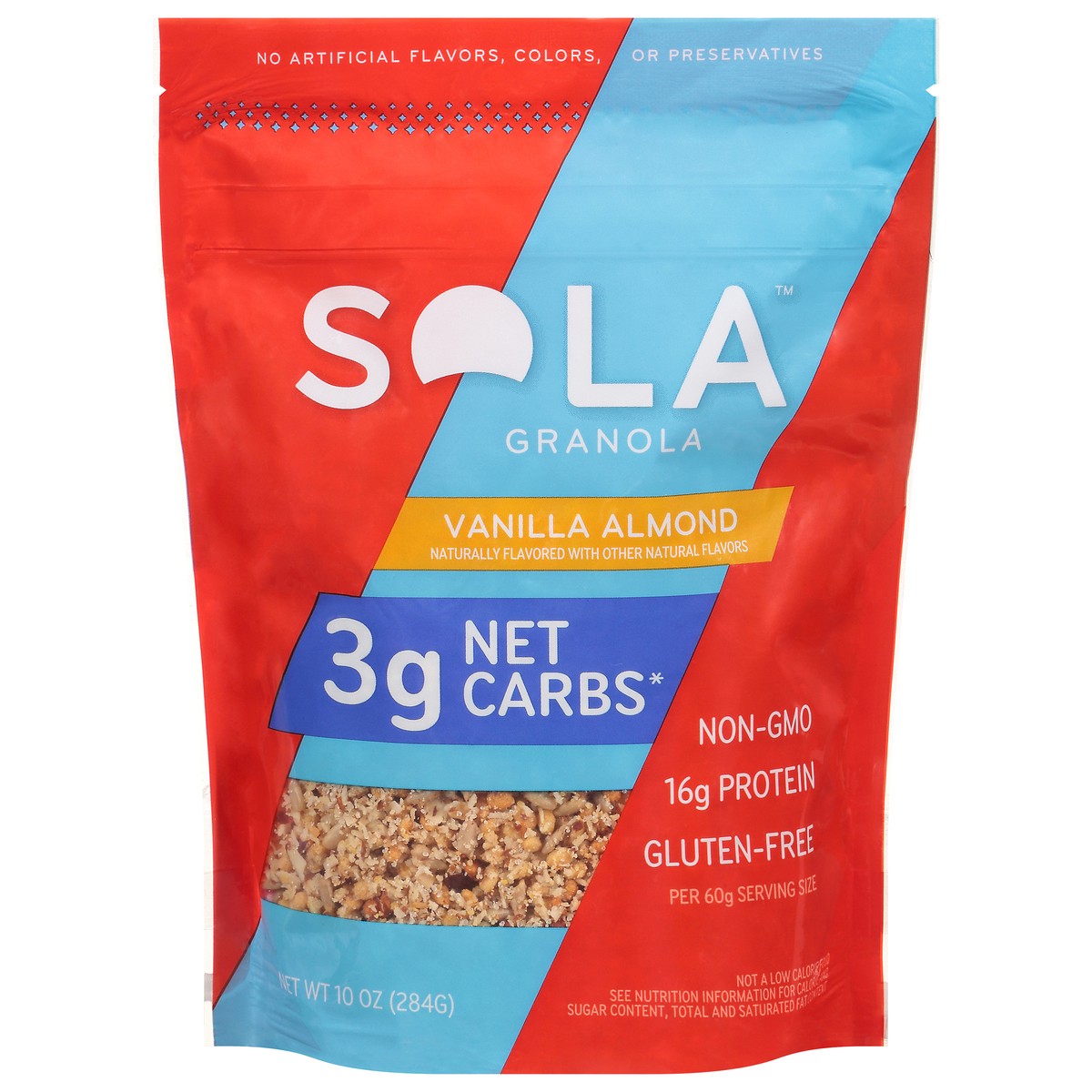 slide 11 of 11, Sola Vanilla Almond Granola 10 oz Bag, 10 oz