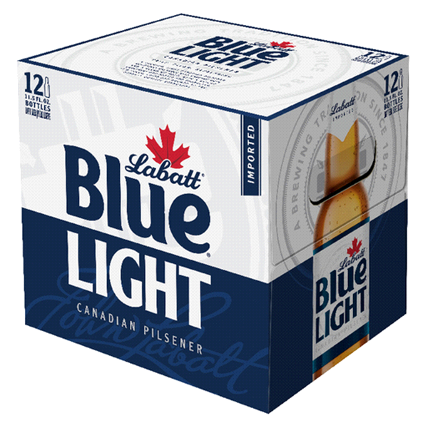 slide 1 of 1, Labatt Light Canadian Pilsener Beer - 12pk/12 fl oz Bottles, 12 ct; 12 fl oz