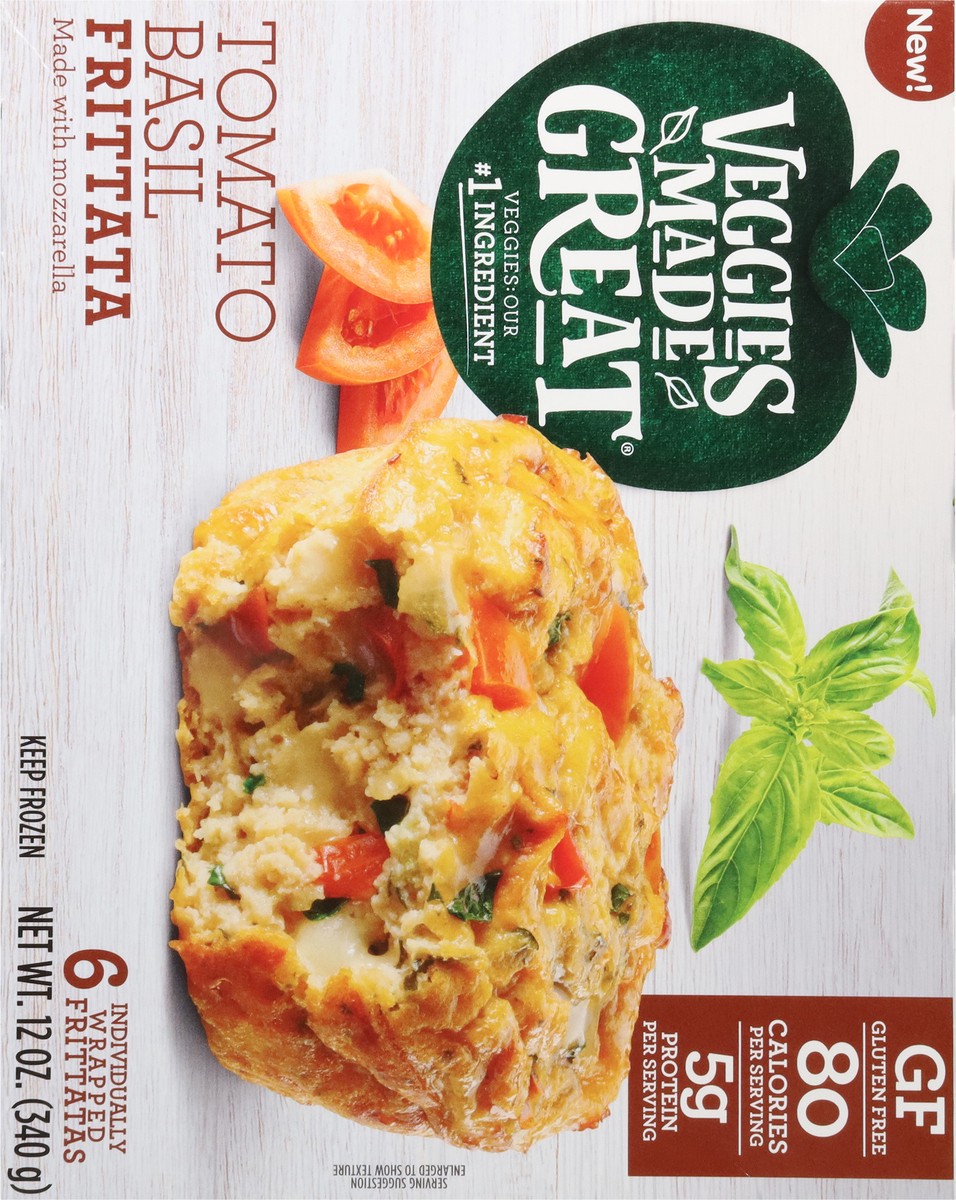 slide 11 of 17, Veggies Made Great Tomato Basil Frittata 6 ea, 6 ct