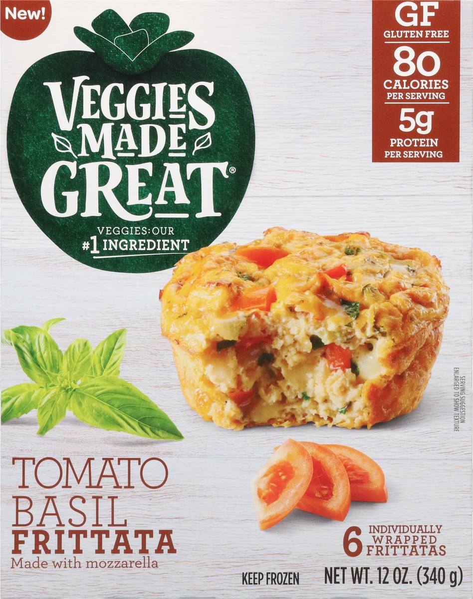 slide 7 of 17, Veggies Made Great Tomato Basil Frittata 6 ea, 6 ct
