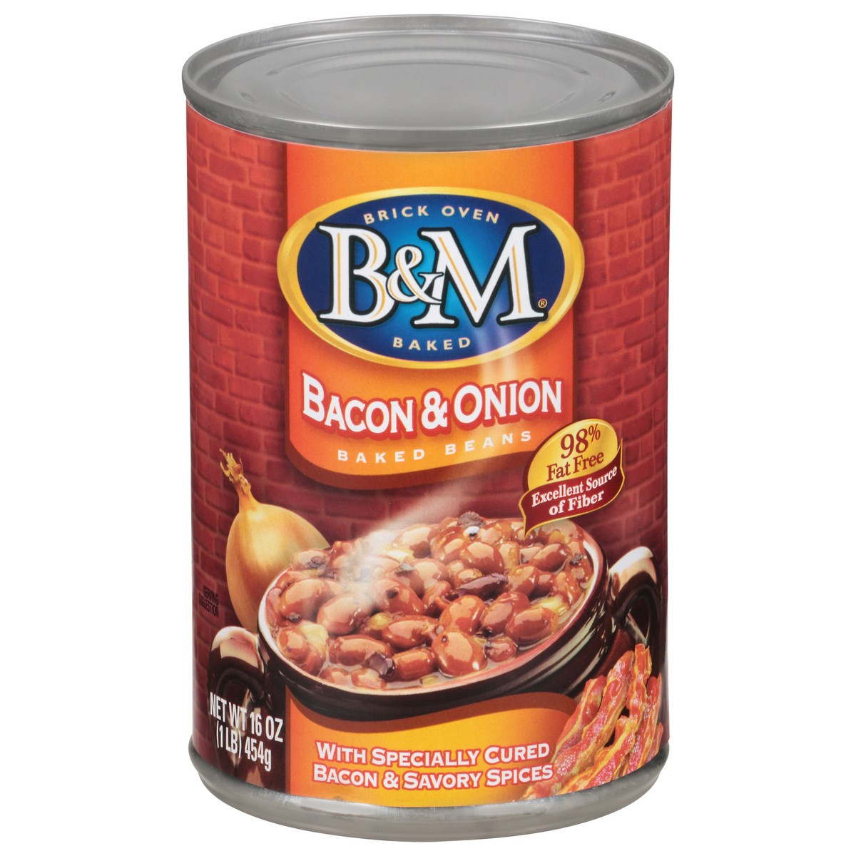slide 1 of 12, B&M Bacon & Onion, 16 oz