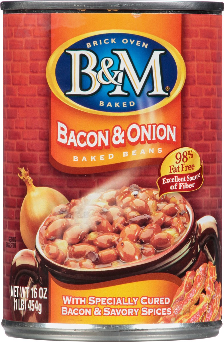 slide 1 of 12, B&M Bacon & Onion, 16 oz