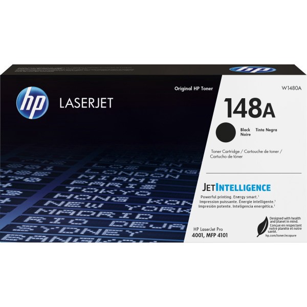 slide 1 of 10, HP 148A Black Toner Cartridge, W1480A, 1 ct