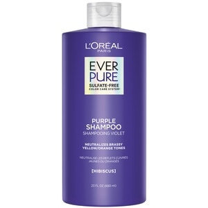 slide 1 of 1, L'Oréal L'Oreal Paris Everpure Sulfate Free Purple Shampoo, Colored Treated Hair, 23 oz