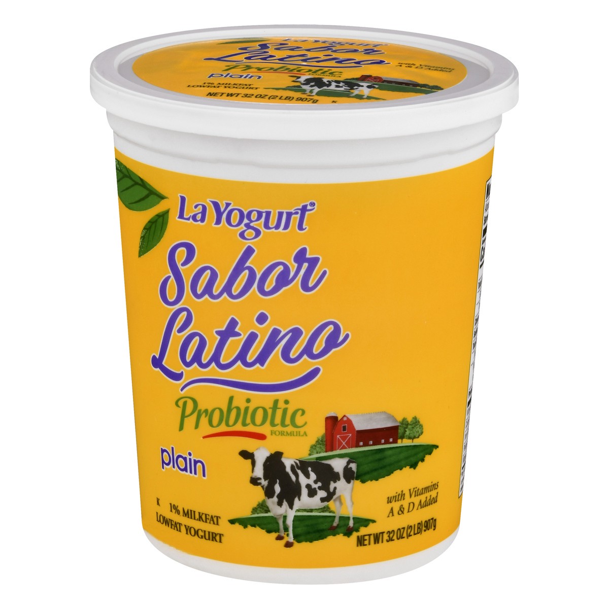 slide 12 of 13, La Yogurt Sabor Latino Lowfat 1% Milkfat Sweetened Plain Yogurt 32 oz, 32 oz