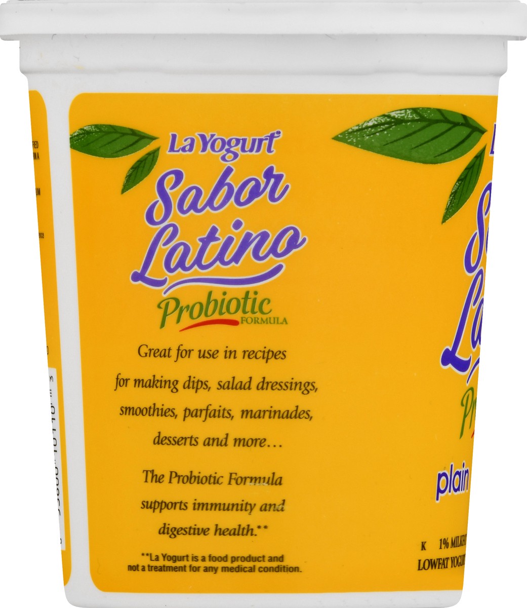 slide 5 of 13, La Yogurt Sabor Latino Lowfat 1% Milkfat Sweetened Plain Yogurt 32 oz, 32 oz