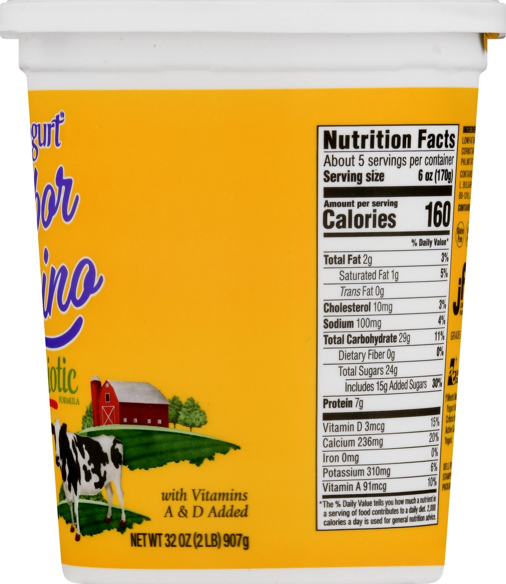 slide 4 of 13, La Yogurt Sabor Latino Lowfat 1% Milkfat Sweetened Plain Yogurt 32 oz, 32 oz