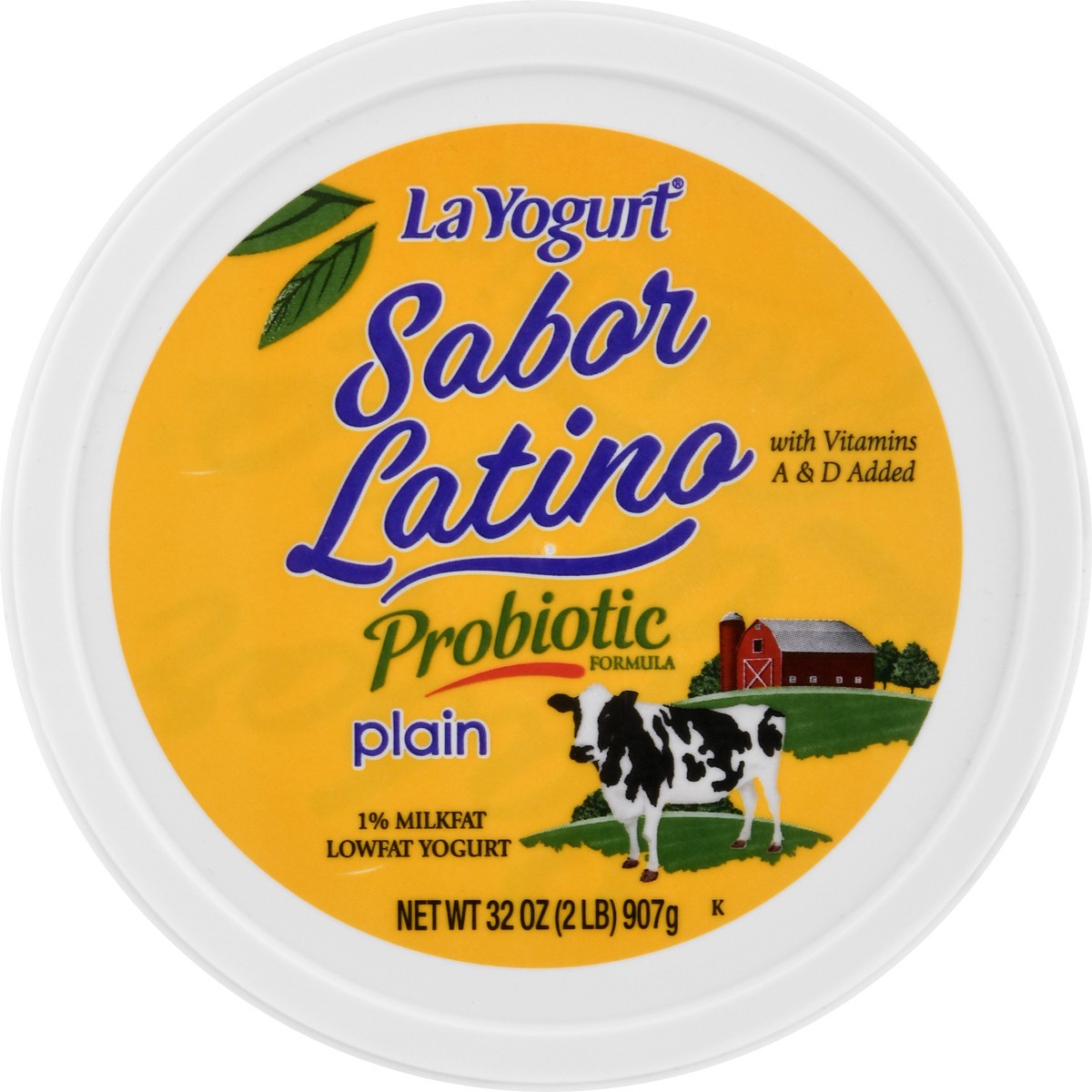 slide 8 of 13, La Yogurt Sabor Latino Lowfat 1% Milkfat Sweetened Plain Yogurt 32 oz, 32 oz