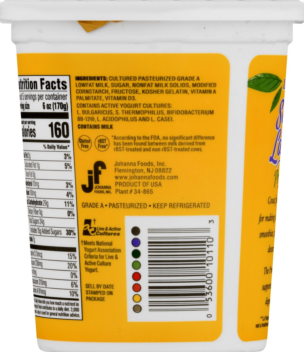 slide 3 of 13, La Yogurt Sabor Latino Lowfat 1% Milkfat Sweetened Plain Yogurt 32 oz, 32 oz